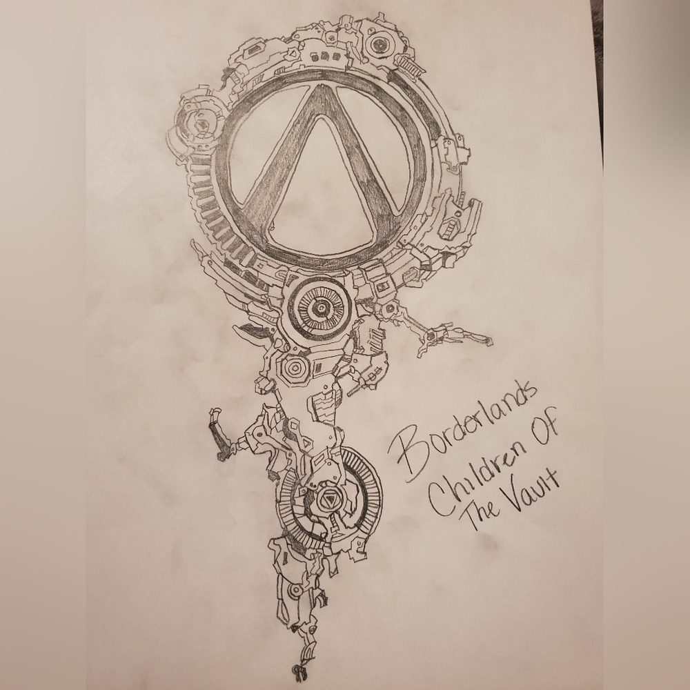Borderlands Children of the Vault drawing